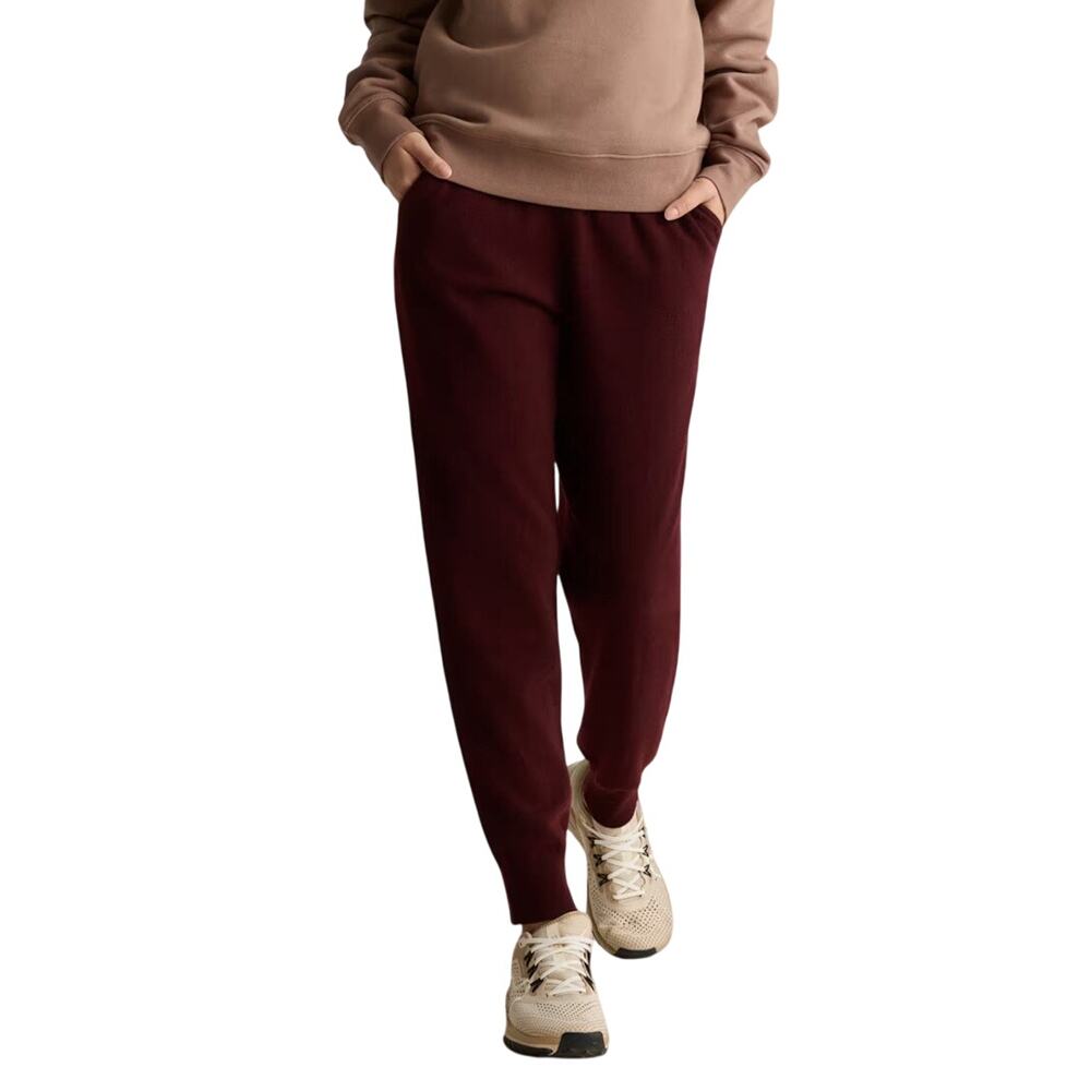 VGUC Quince Women’s XS Rich Burgundy Mongolian Cashmere Sweatpants Casual